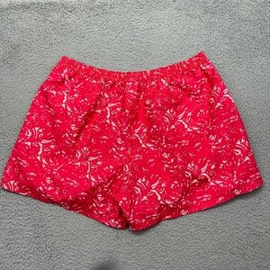 The North Face ARSA Women's Size XL Running Shorts Red White Training TN8V/TB8V